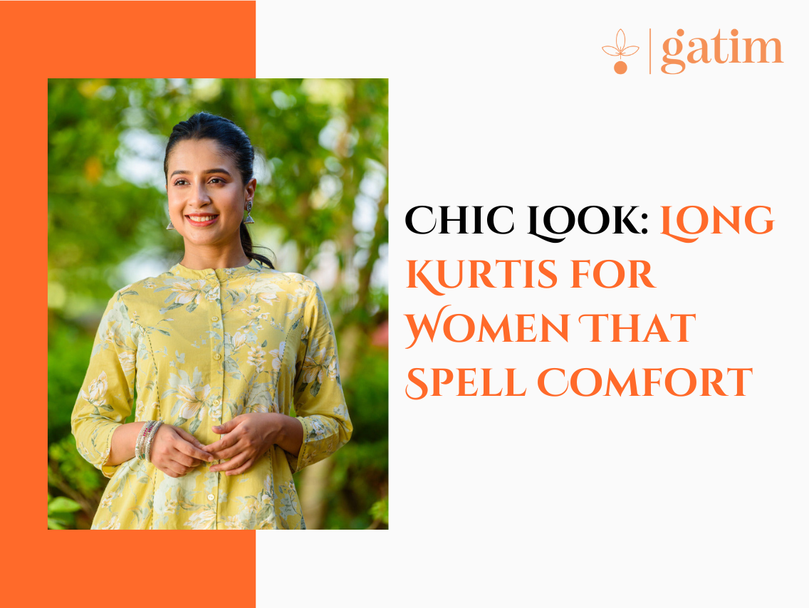 Chic Look: Long Kurtis for Women That Spell Comfort