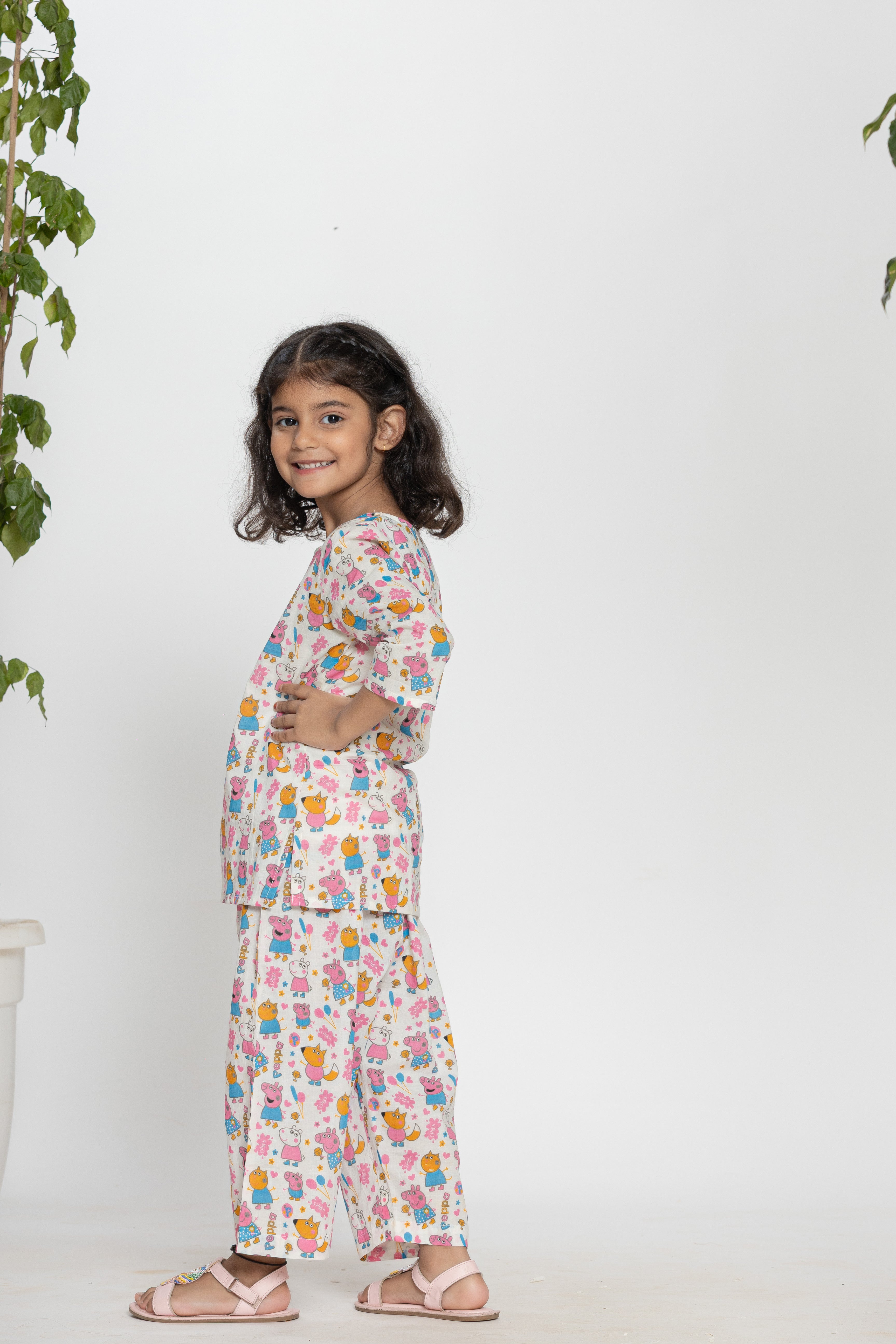 Peppa Pig Themed Kids Night Dress