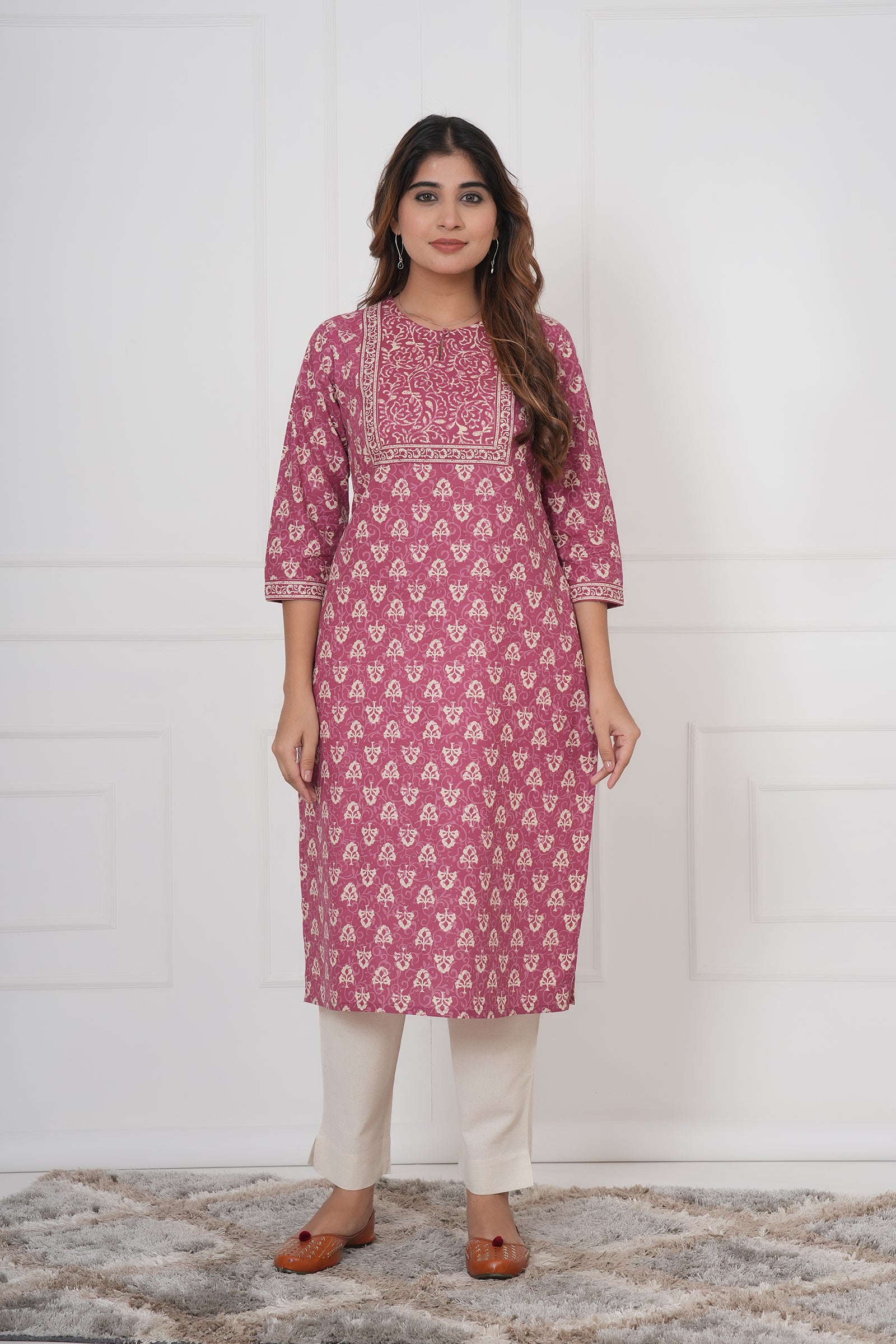 Traditional Bagru Hand Block Printed Kurti