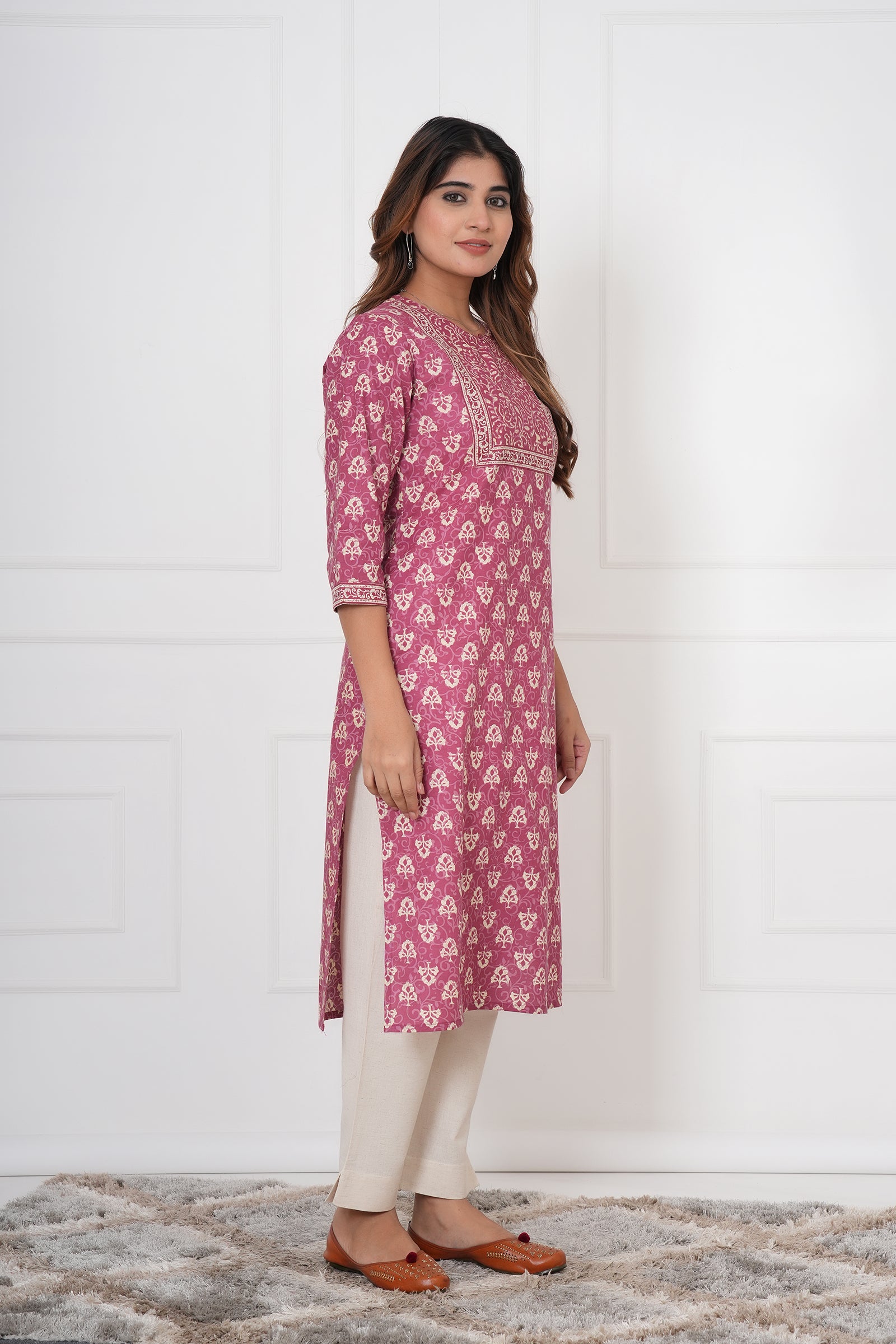 Traditional Bagru Hand Block Printed Kurti