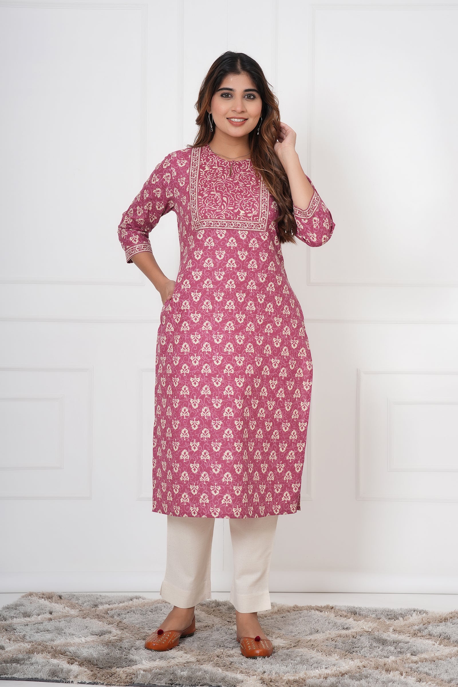 Traditional Bagru Hand Block Printed Kurti
