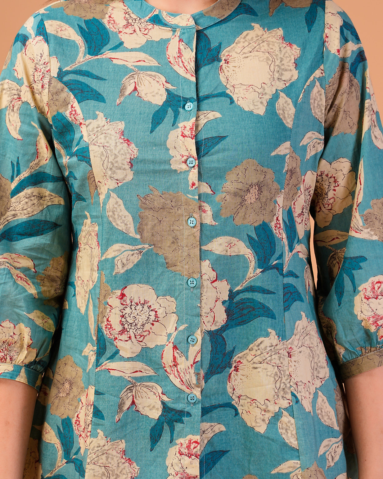 Sapphire Floral Cotton Co-Ord Set