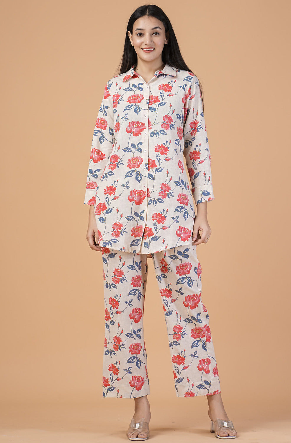 Floral Elegance Co-ord Set