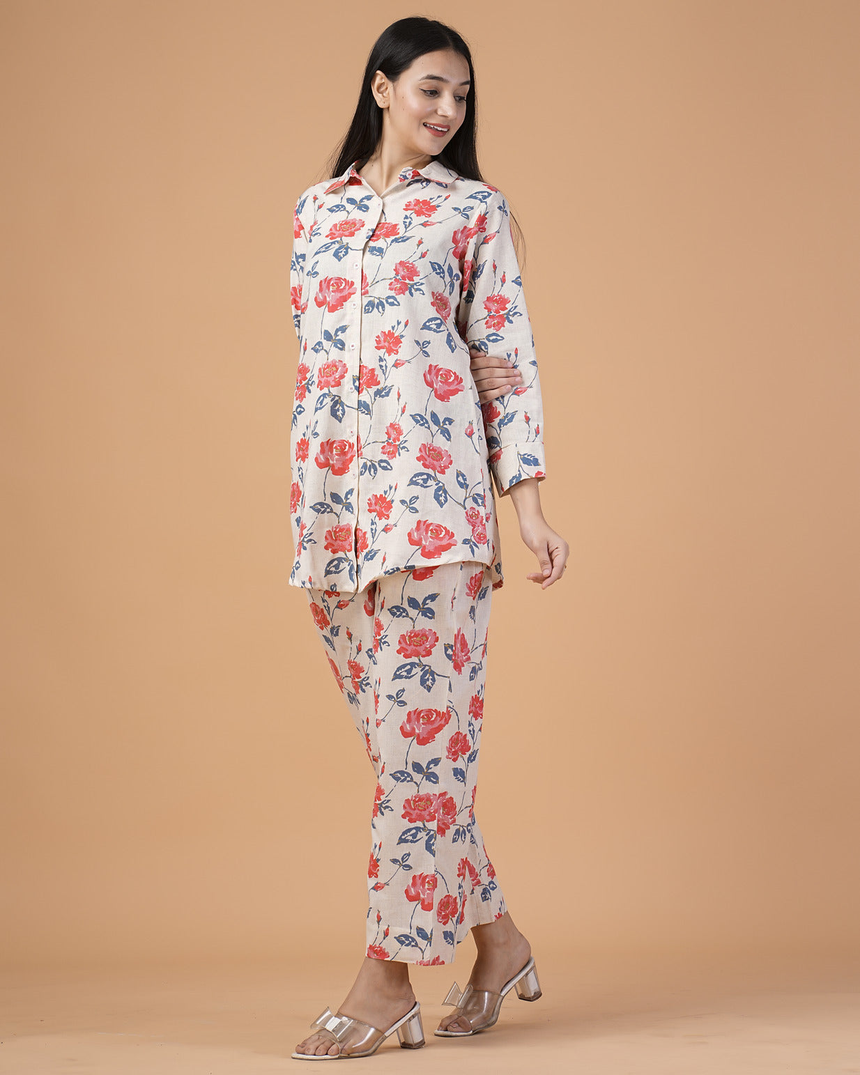 Floral Elegance Co-ord Set