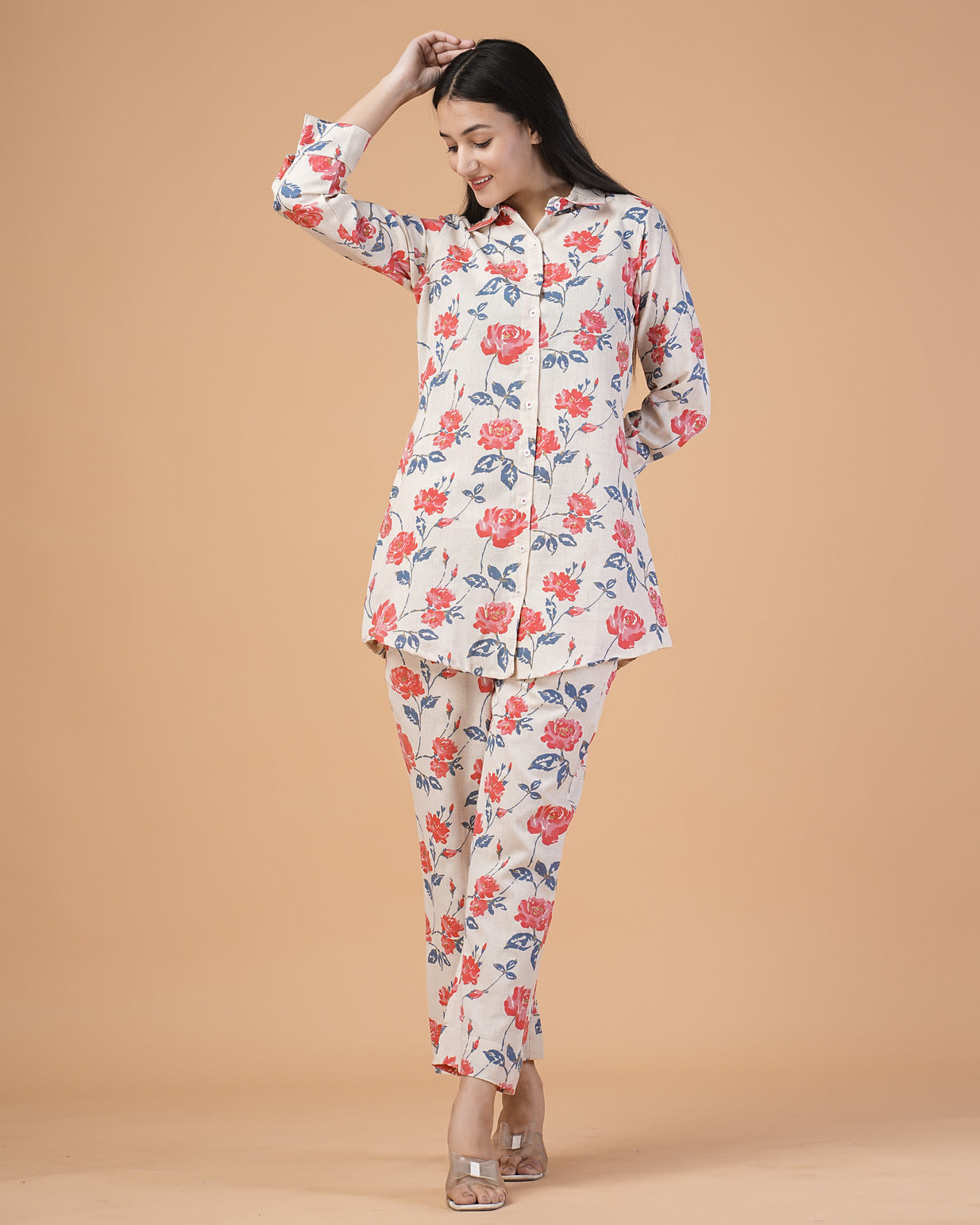 Floral Elegance Co-ord Set