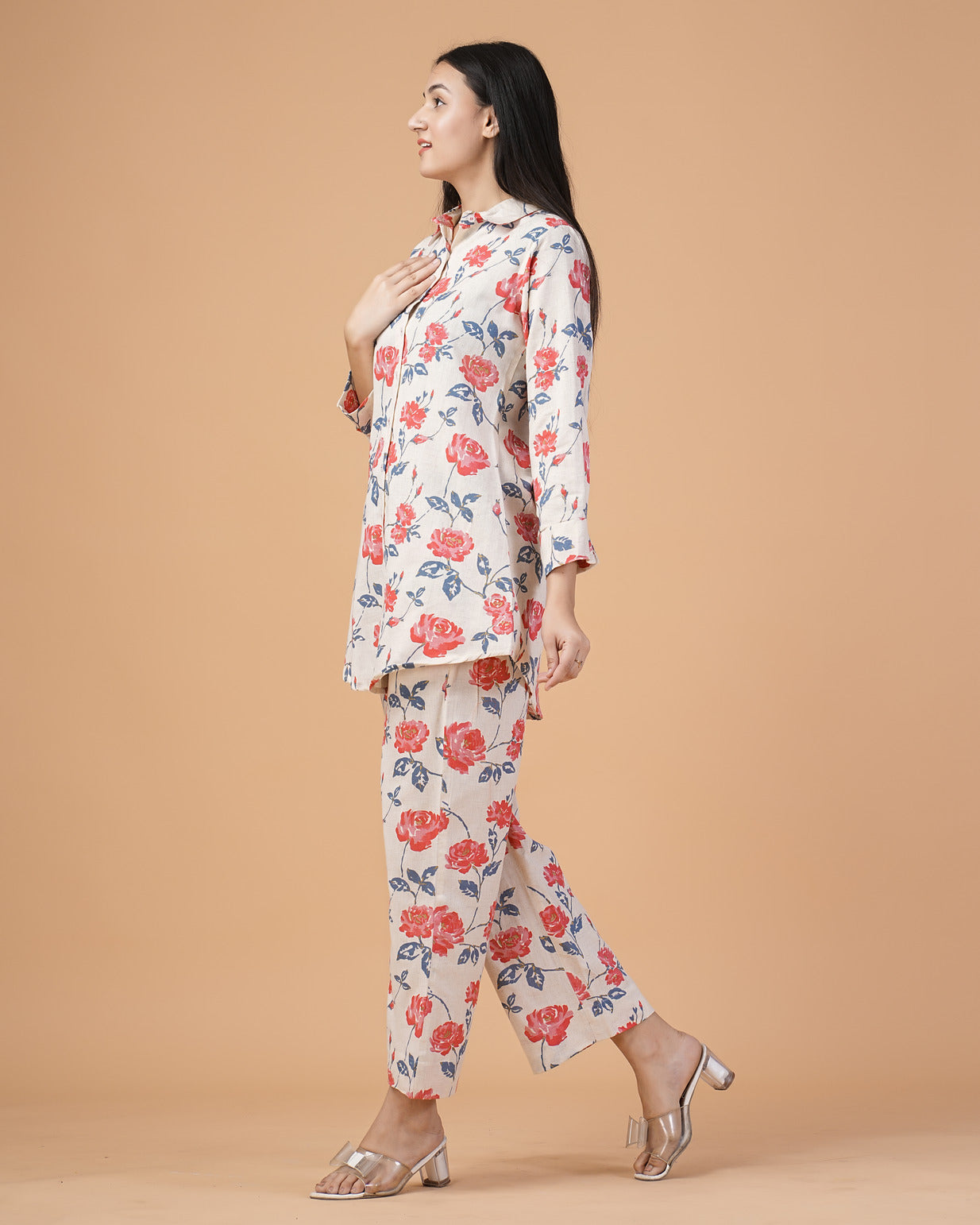 Floral Elegance Co-ord Set