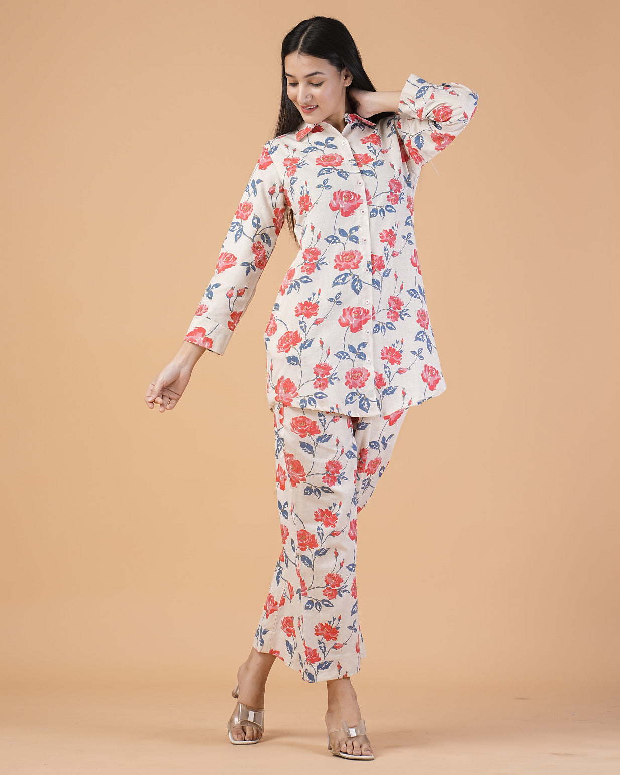 Floral Elegance Co-ord Set