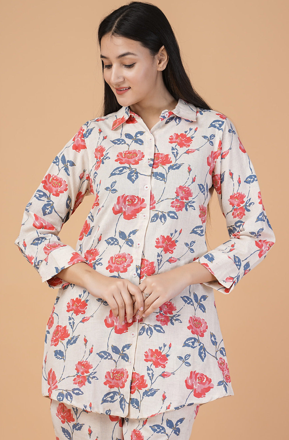 Floral Elegance Co-ord Set