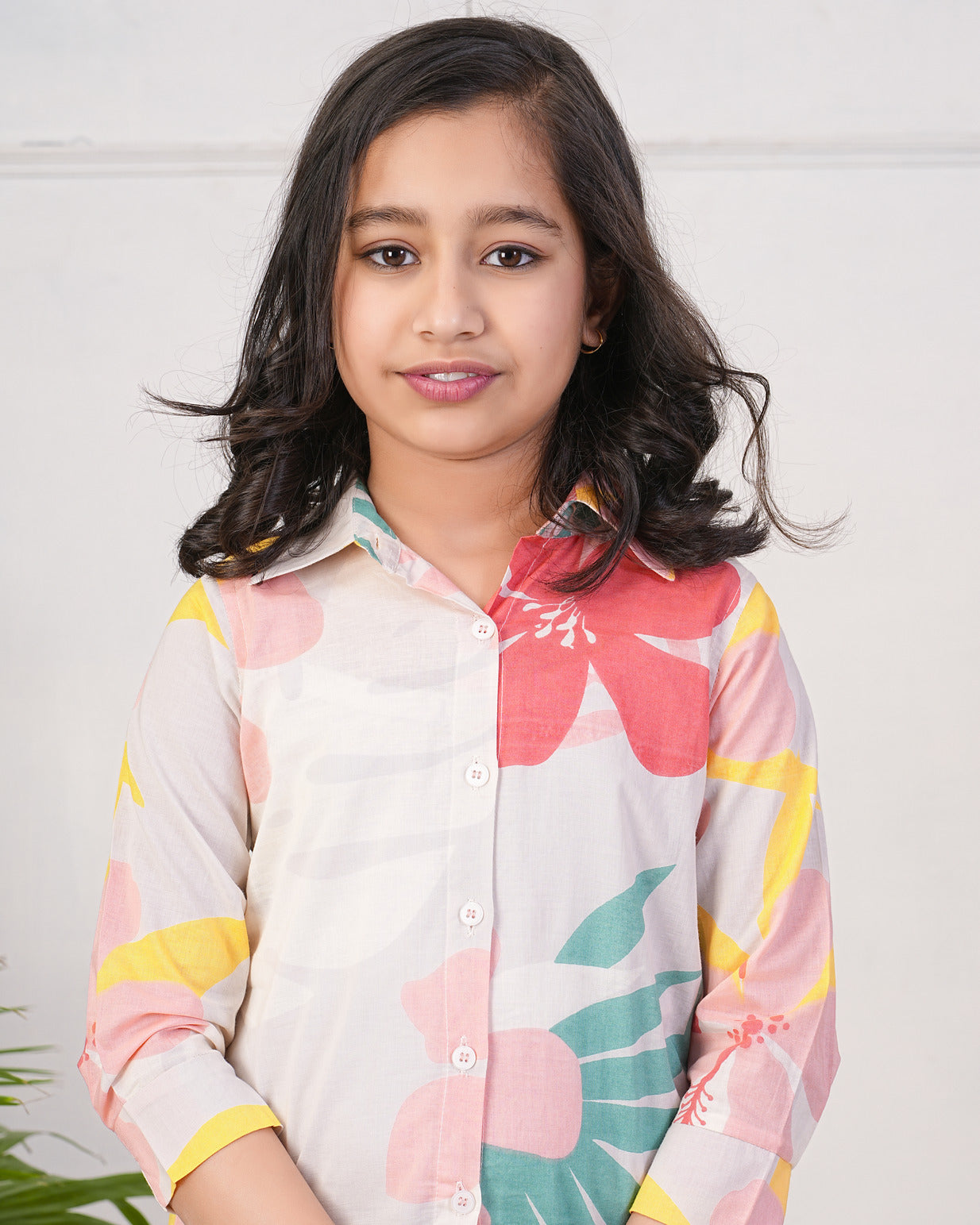 Pastel Floral Printed Cotton Co-Ord Set