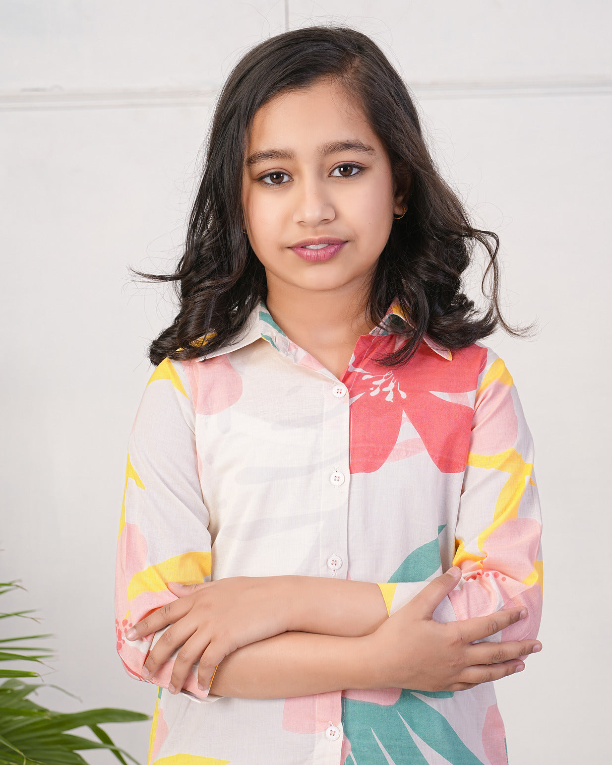 Pastel Floral Printed Cotton Co-Ord Set