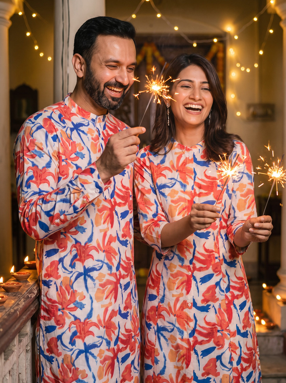 White Lily Floral Jodi couple sparklers and cuff detail