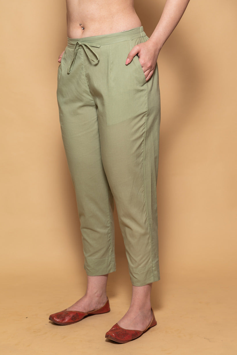 Pastel Green Simple Kurti Pant