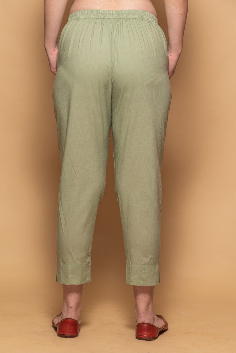 Pastel Green Simple Kurti Pant