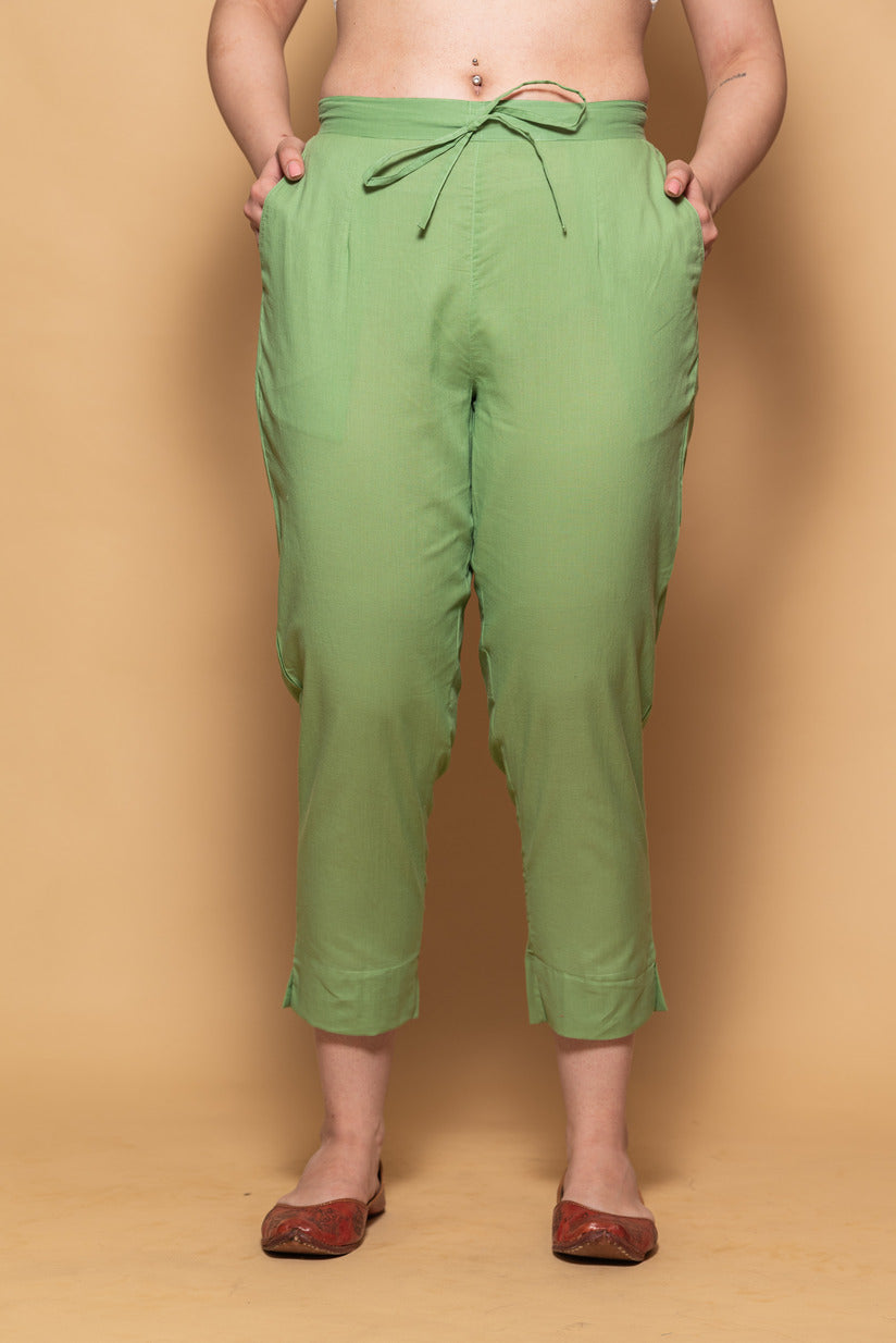 Mehendi Green Simple Kurti Pant
