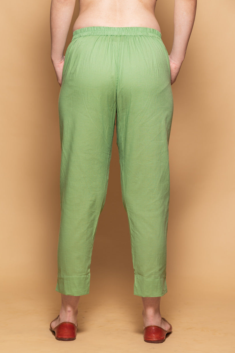 Mehendi Green Simple Kurti Pant