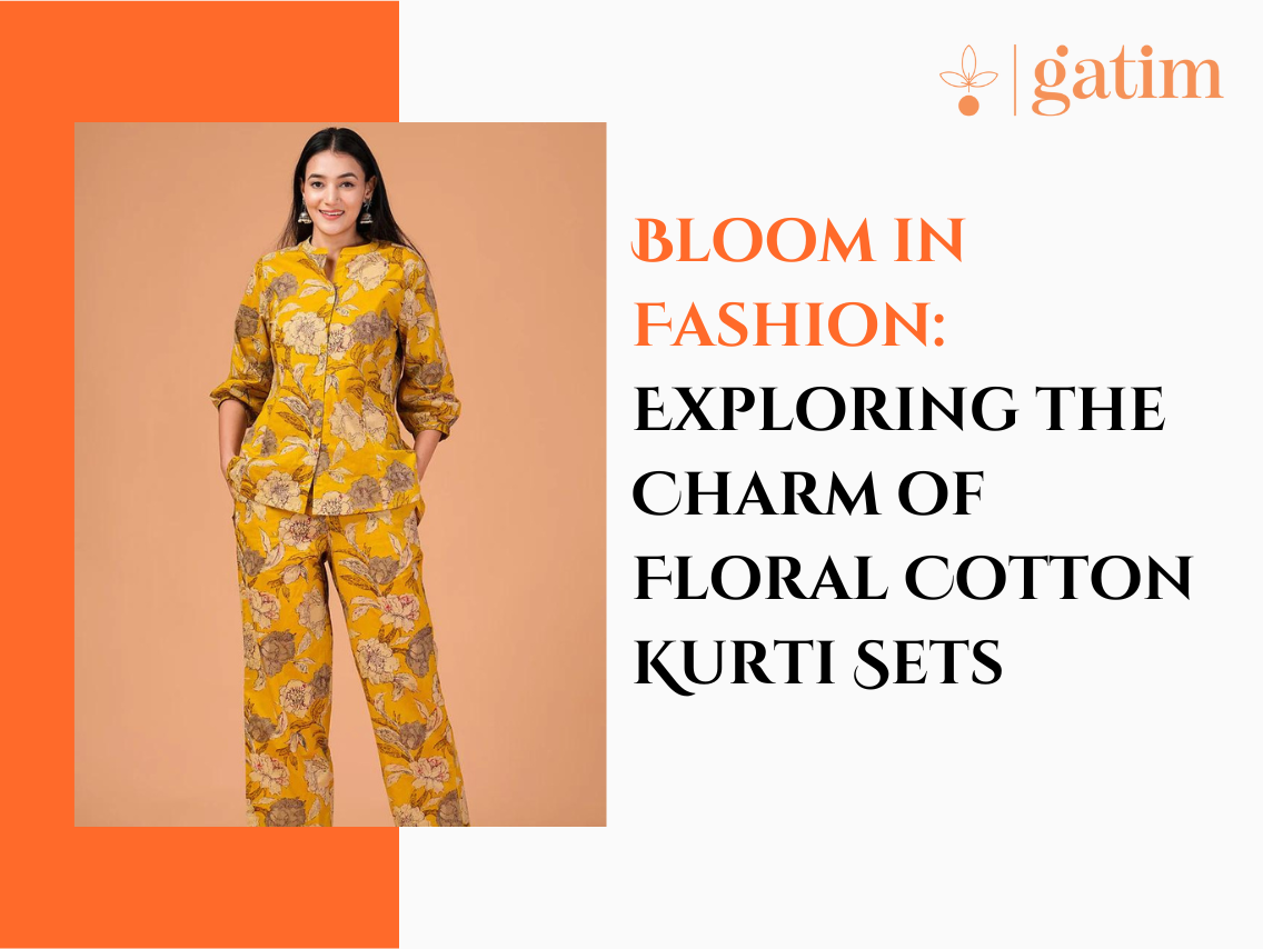 Bloom in Fashion: Exploring the Charm of Floral Cotton Kurti Sets