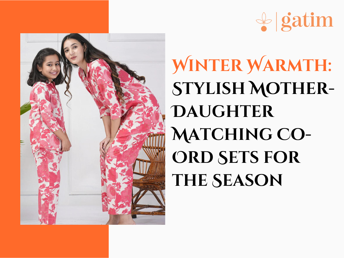 Winter Warmth: Stylish Mother-Daughter Matching Co-Ord Sets for the Season
