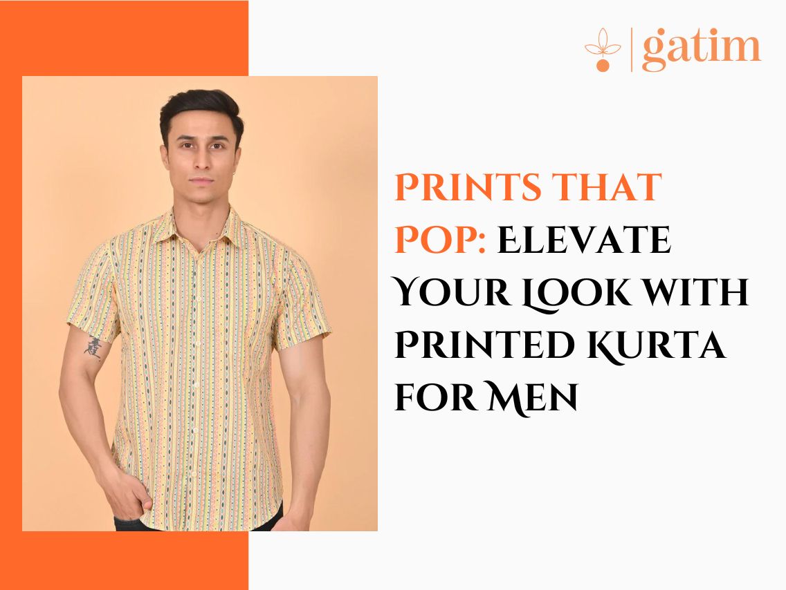 Prints that Pop: Elevate Your Look with Printed Kurta for Men
