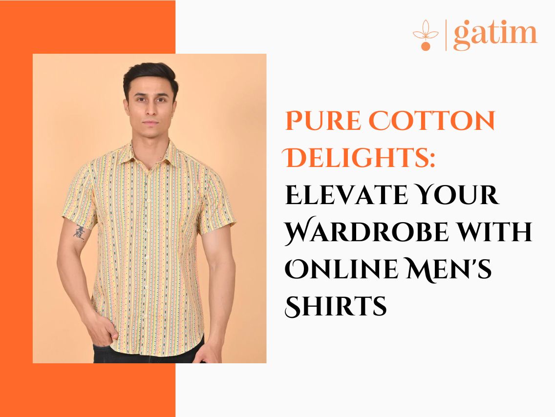 Pure Cotton Delights: Elevate Your Wardrobe with Online Men's Shirts