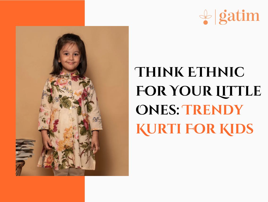 Think Ethnic For Your Little Ones: Trendy Kurti For Kids