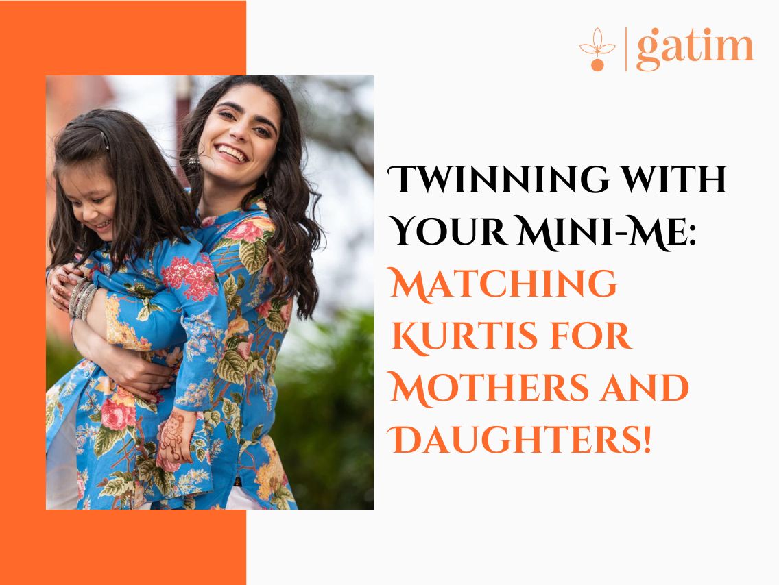 Twinning with Your Mini-Me: Matching Kurtis for Mothers and Daughters!