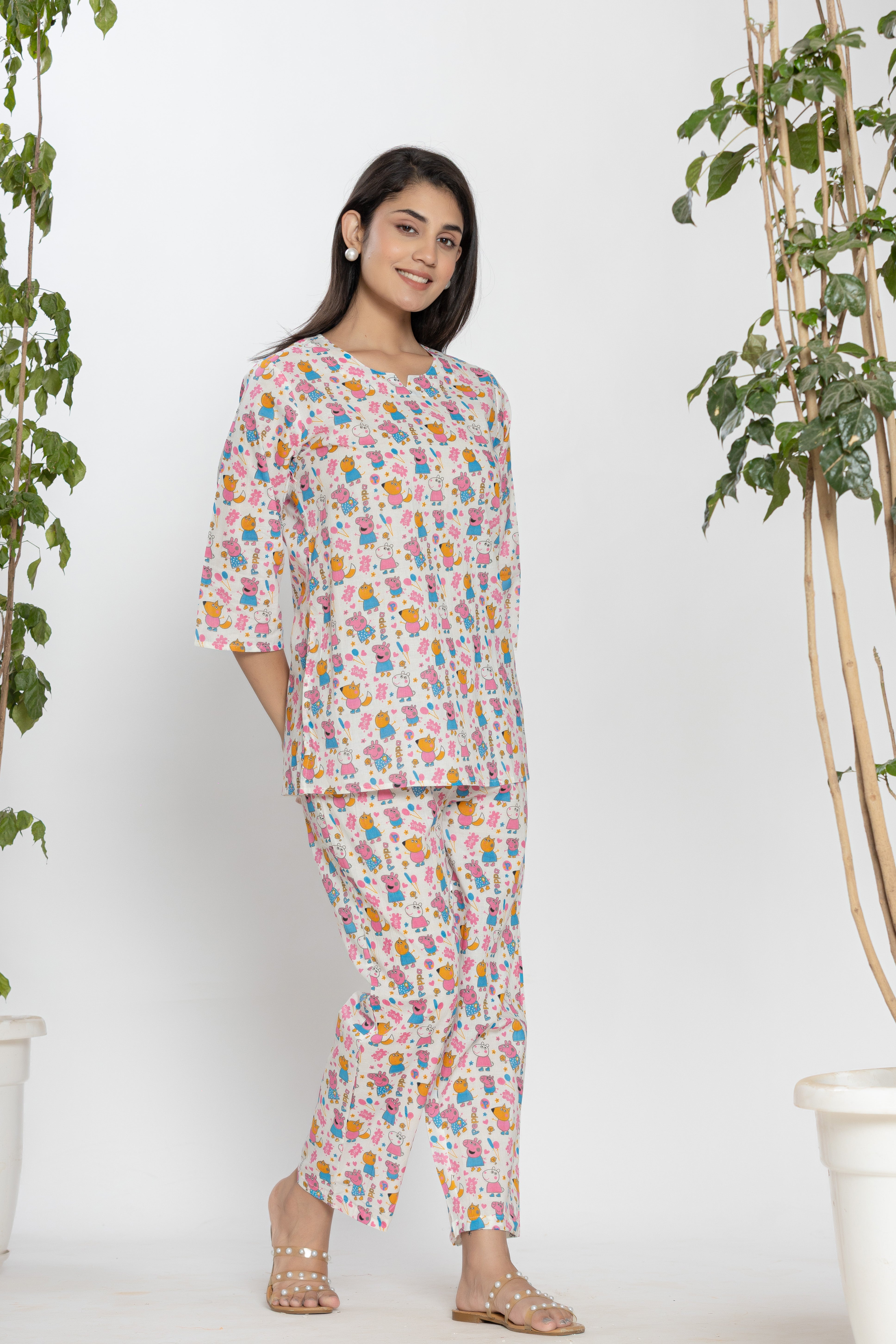 Peppa Pig Themed Ladies Night Dress