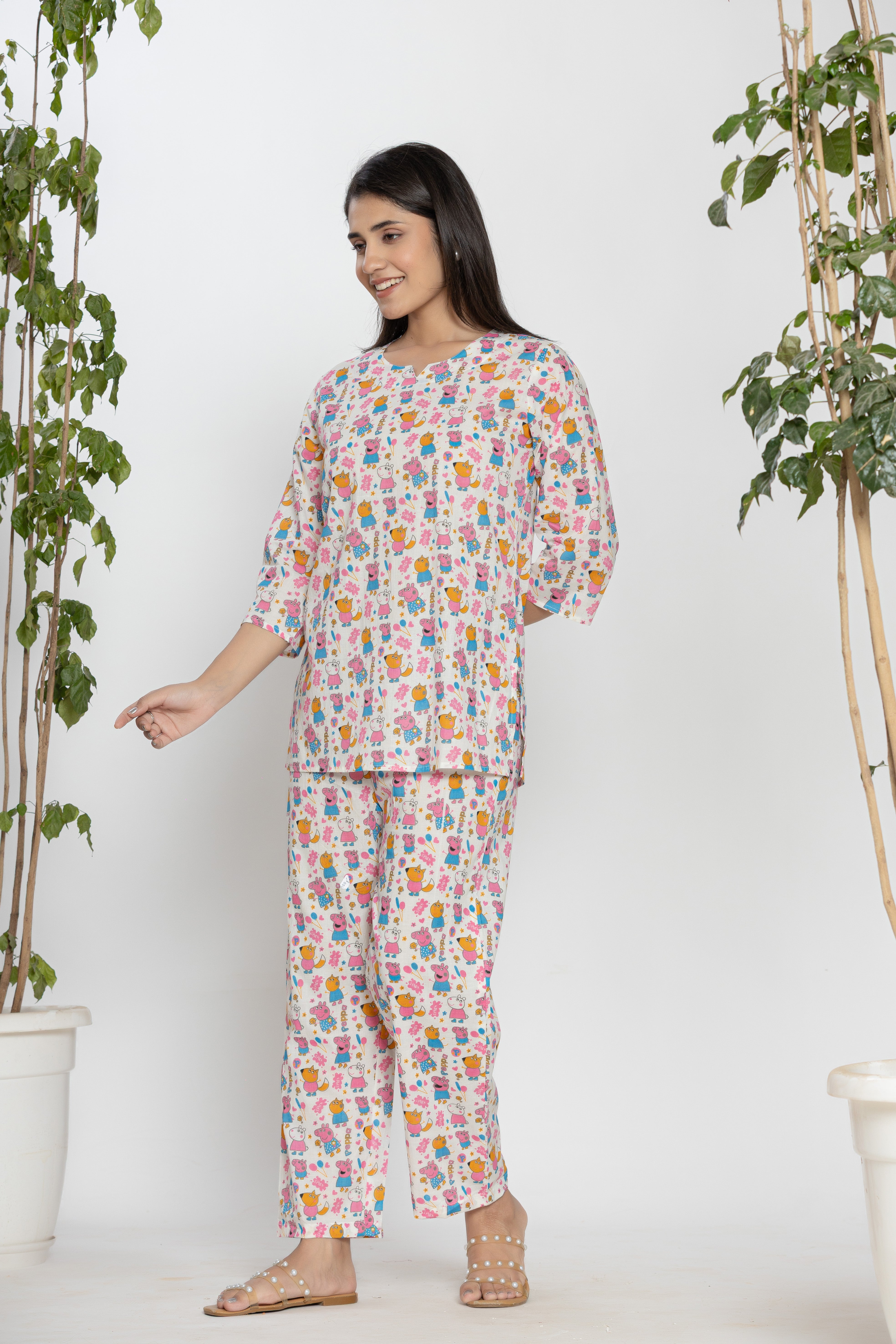 Peppa Pig Themed Ladies Night Dress