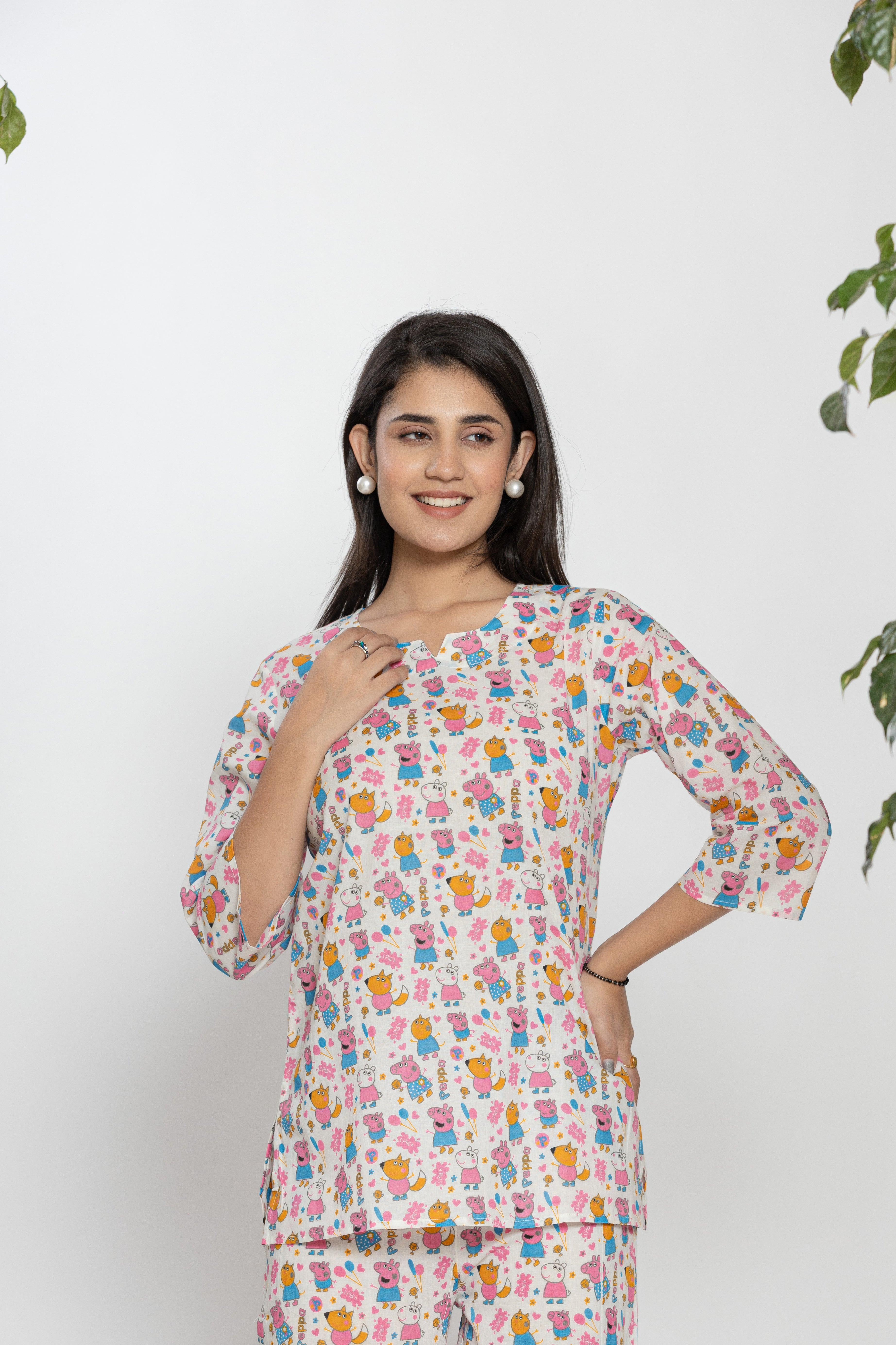 Peppa Pig Themed Ladies Night Dress