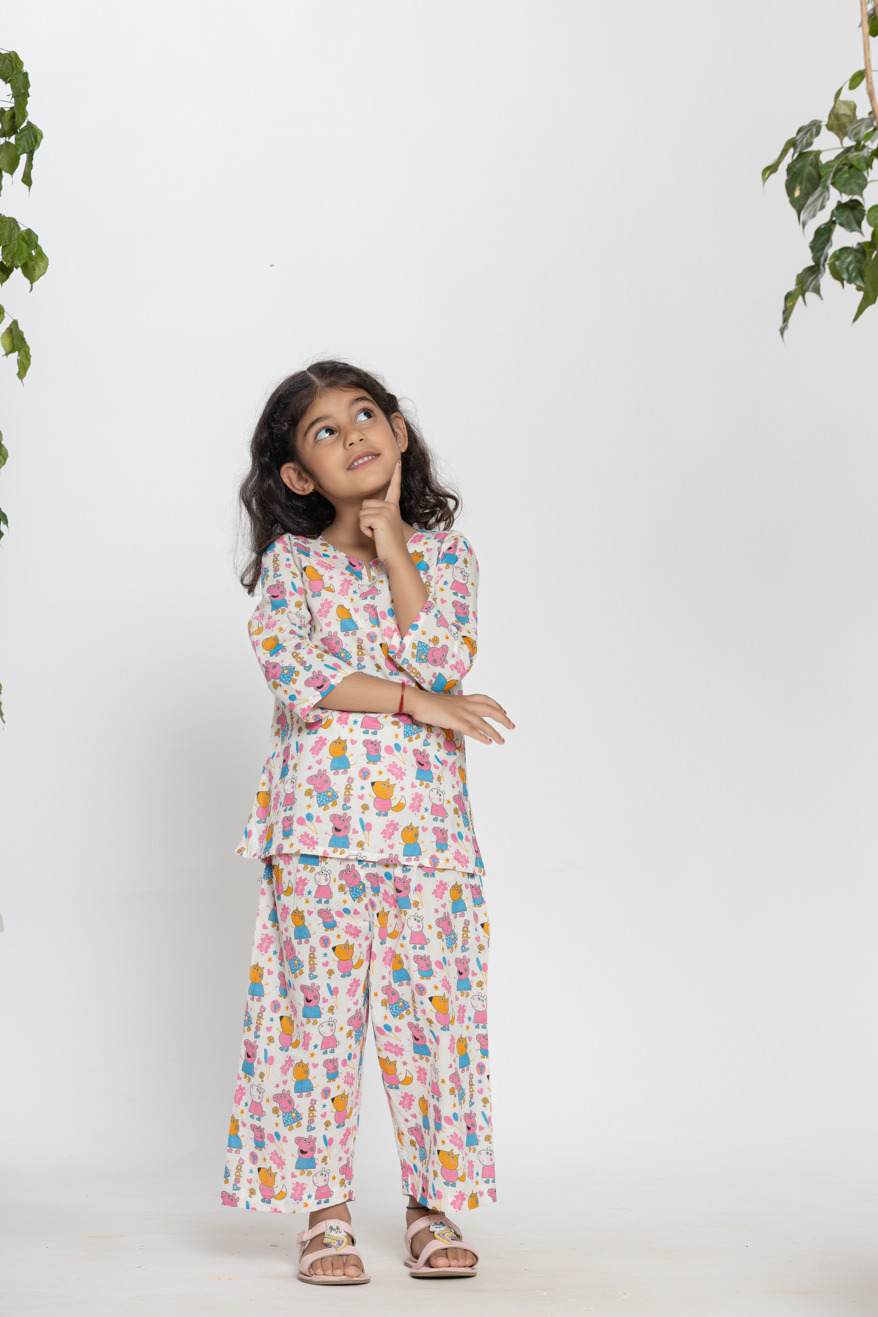 Peppa Pig Themed Kids Night Dress
