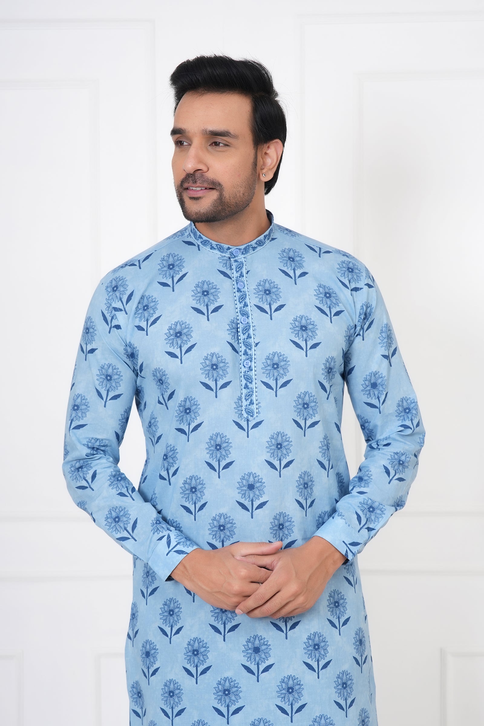 Light Blue Men's Kurta