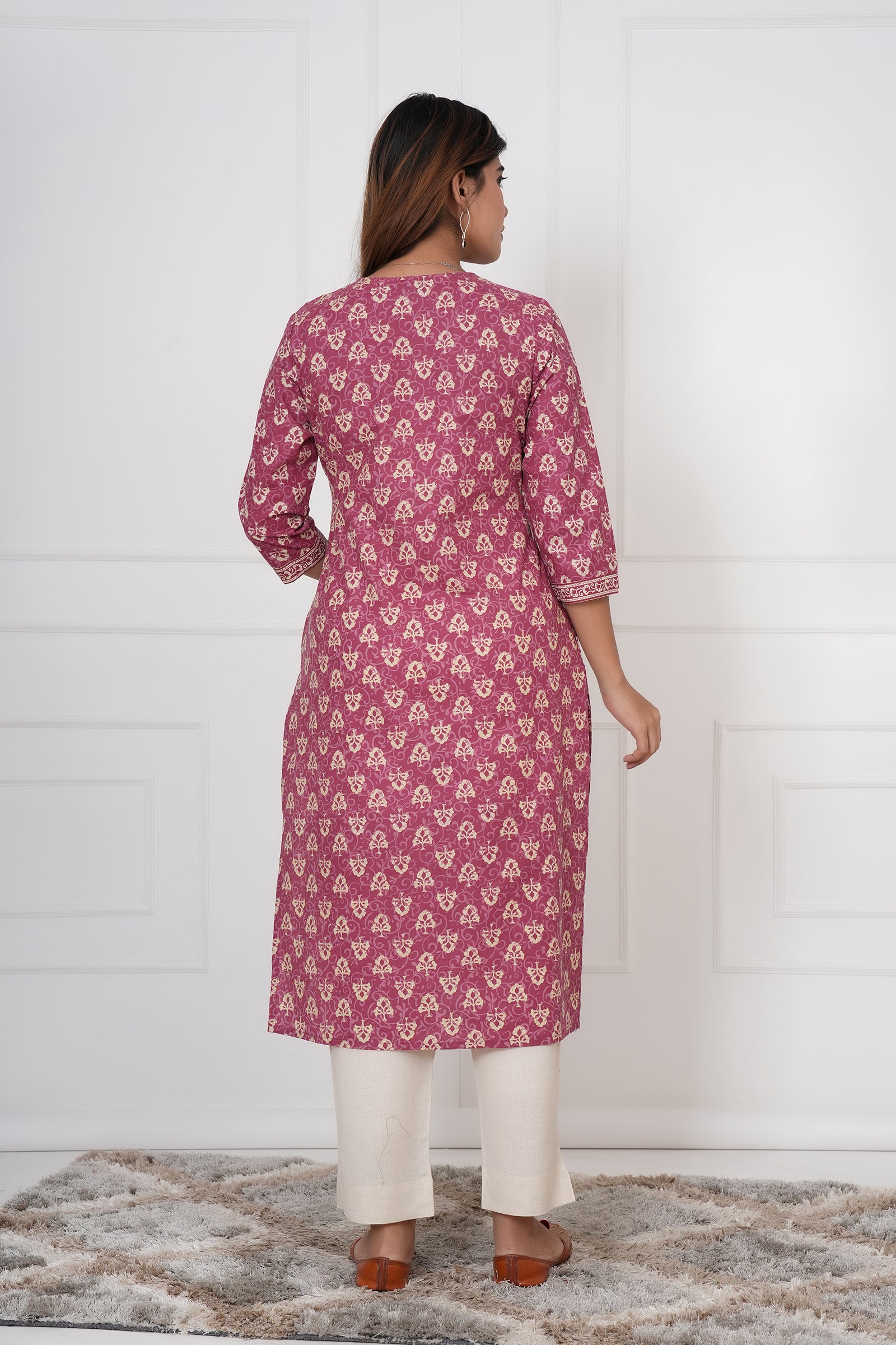 Traditional Bagru Hand Block Printed Kurti