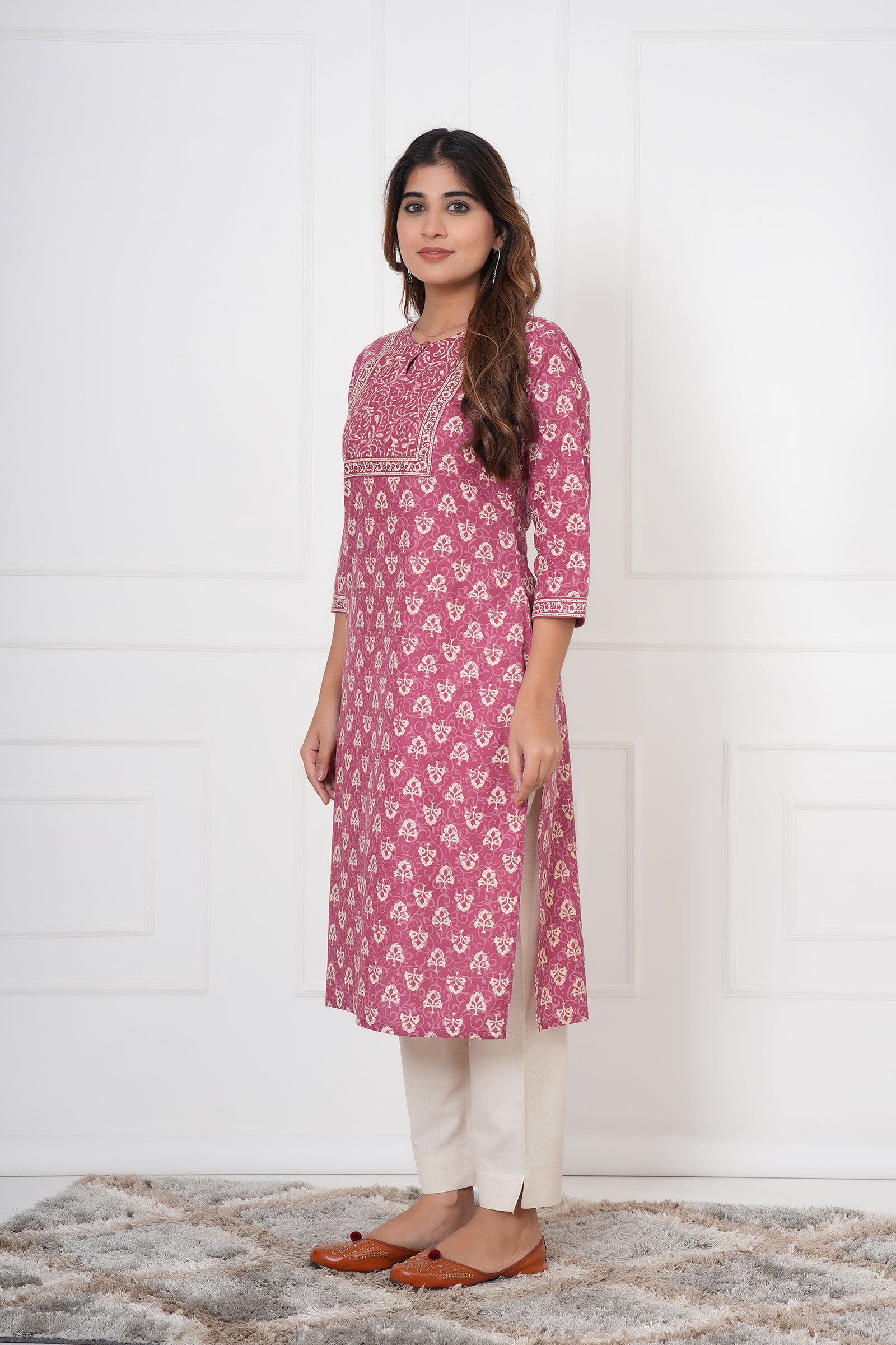 Traditional Bagru Hand Block Printed Kurti