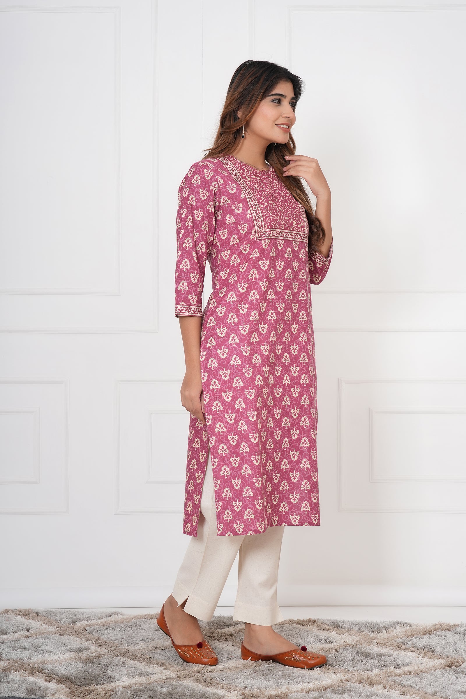 Traditional Bagru Hand Block Printed Kurti