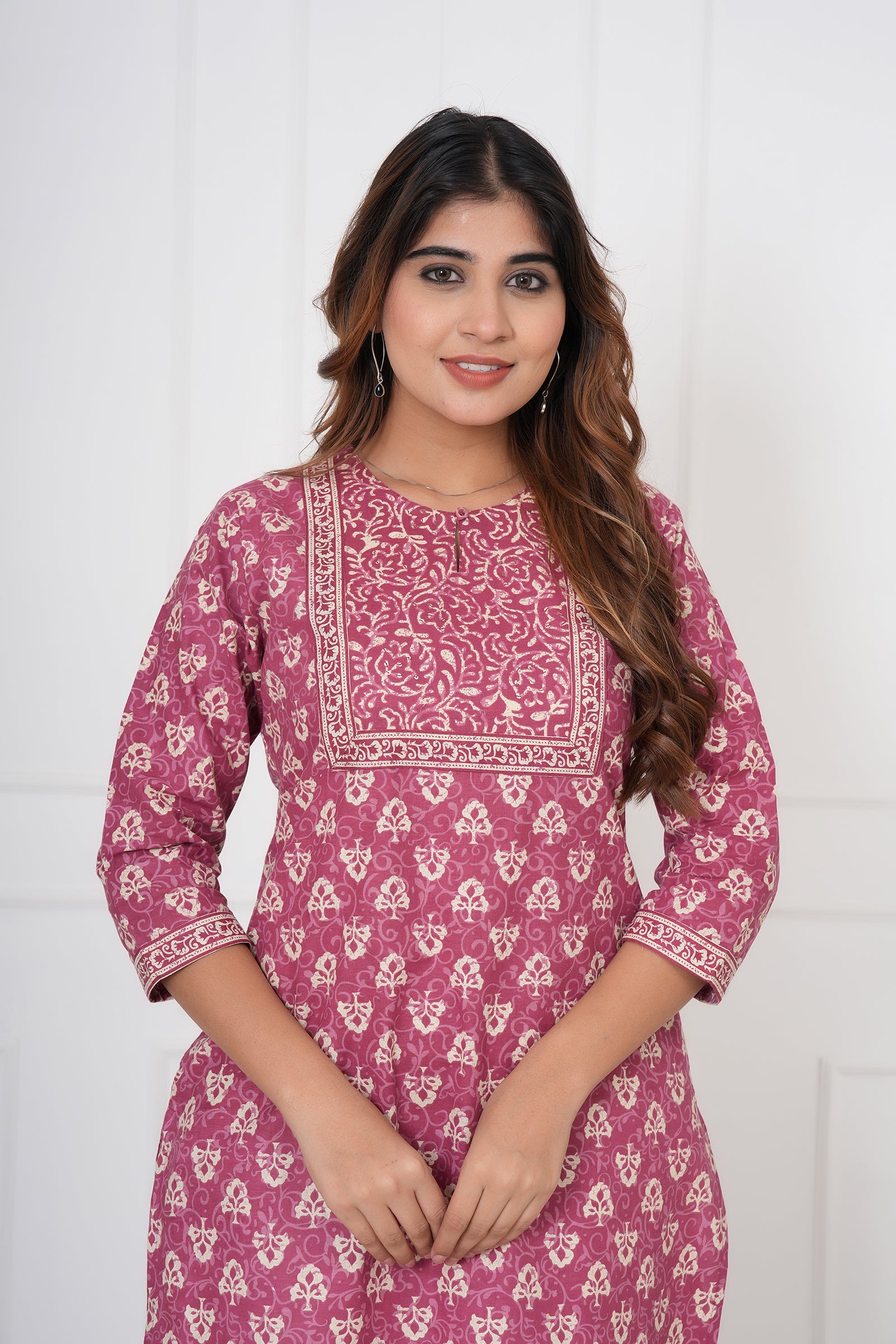 Traditional Bagru Hand Block Printed Kurti