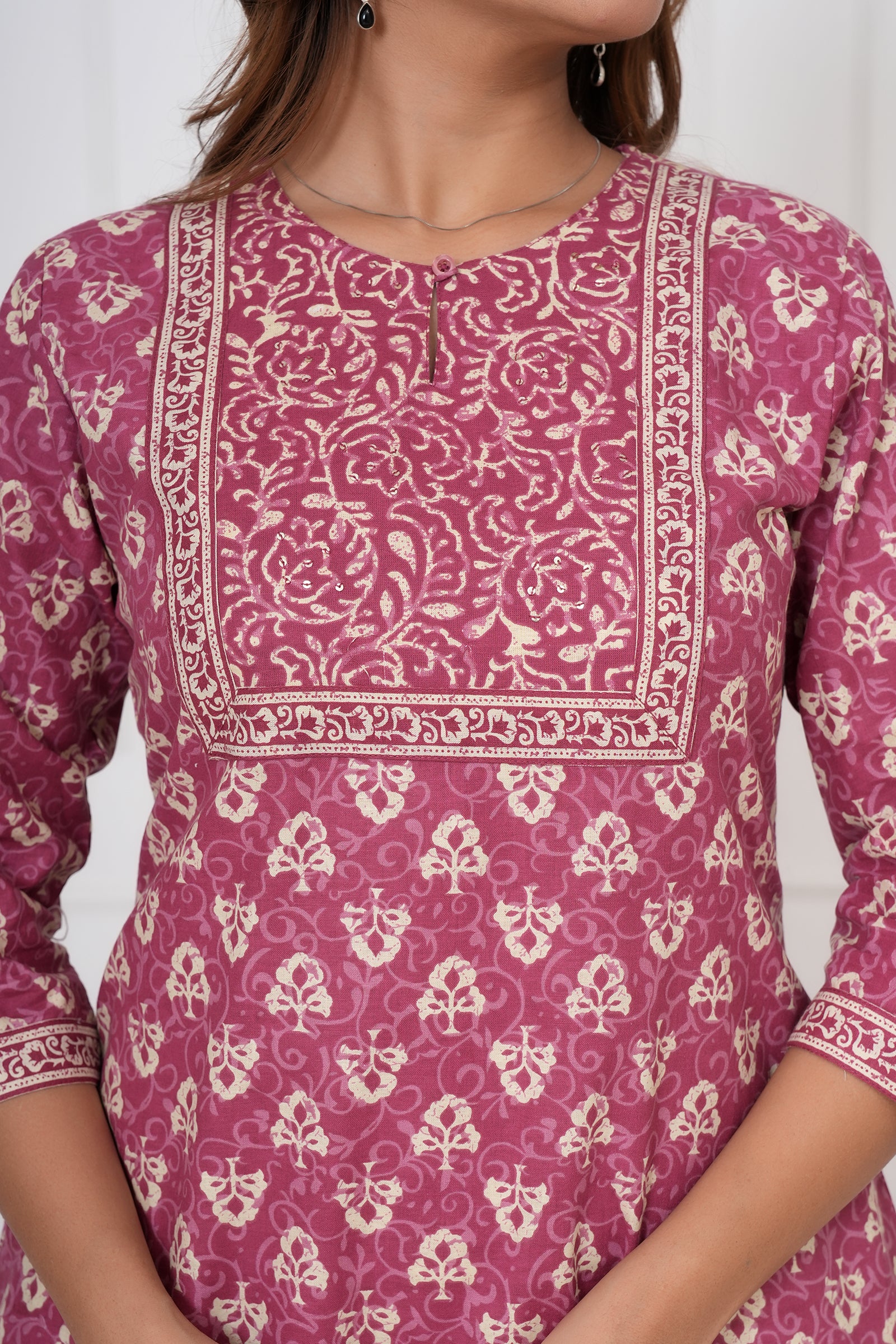 Traditional Bagru Hand Block Printed Kurti