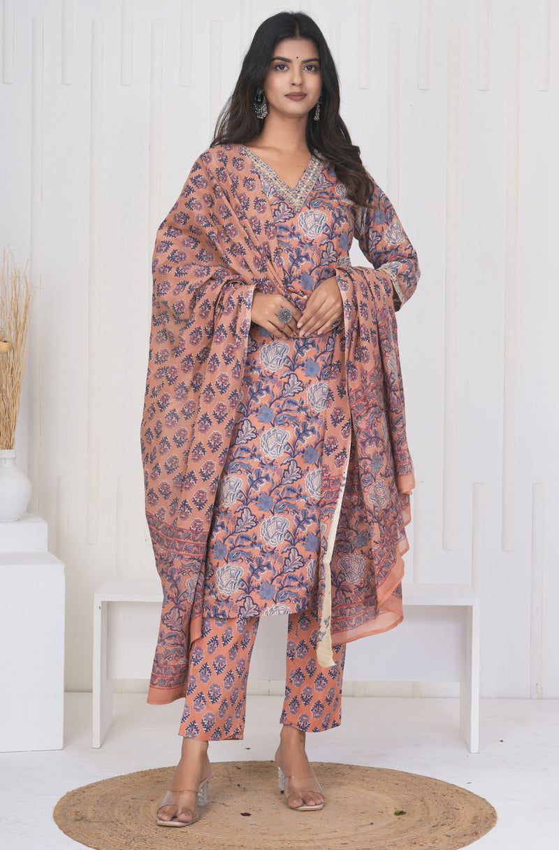 Gery Printed Cigarette Palazzo