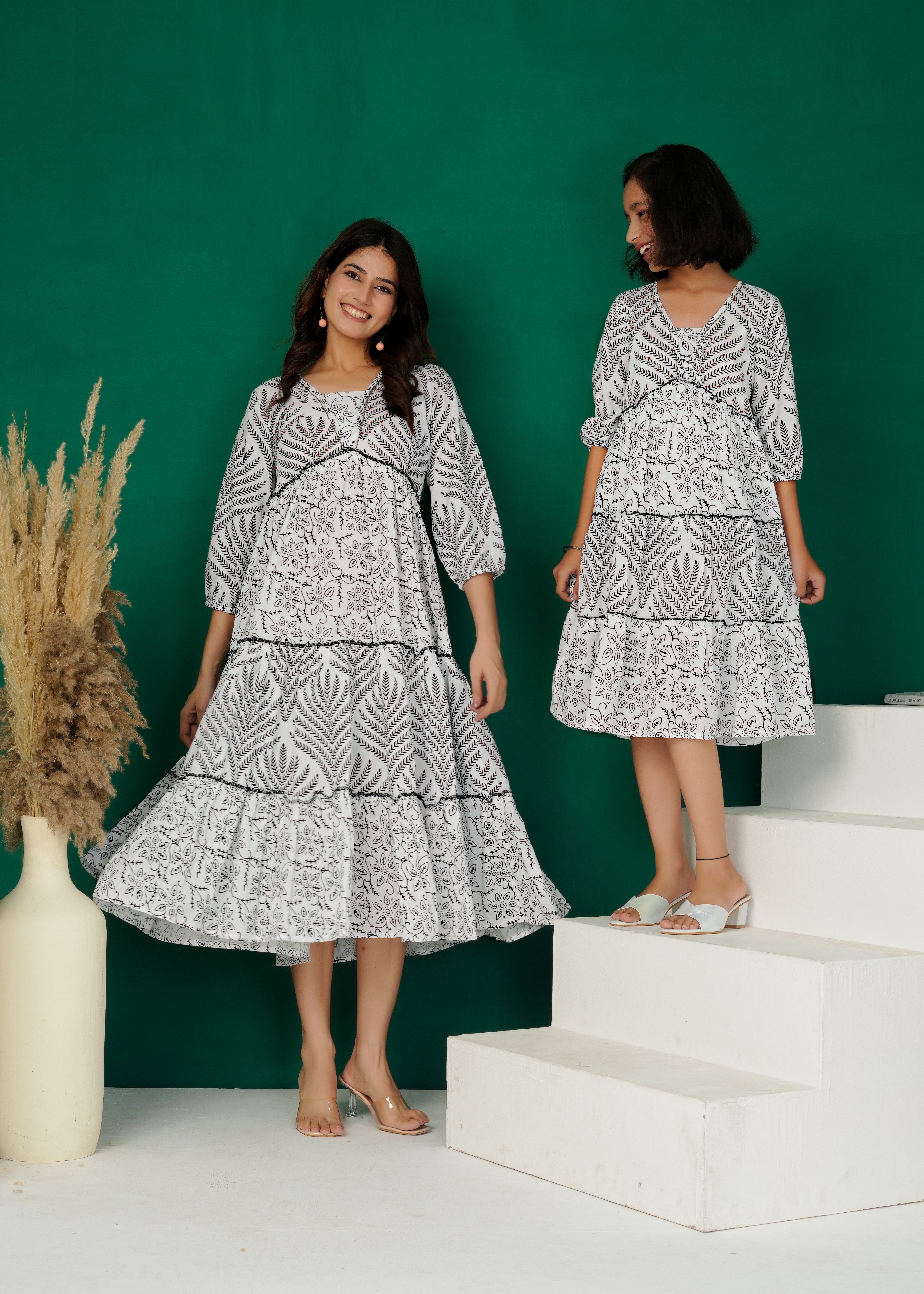 Neck Embroidered Printed Kurta
