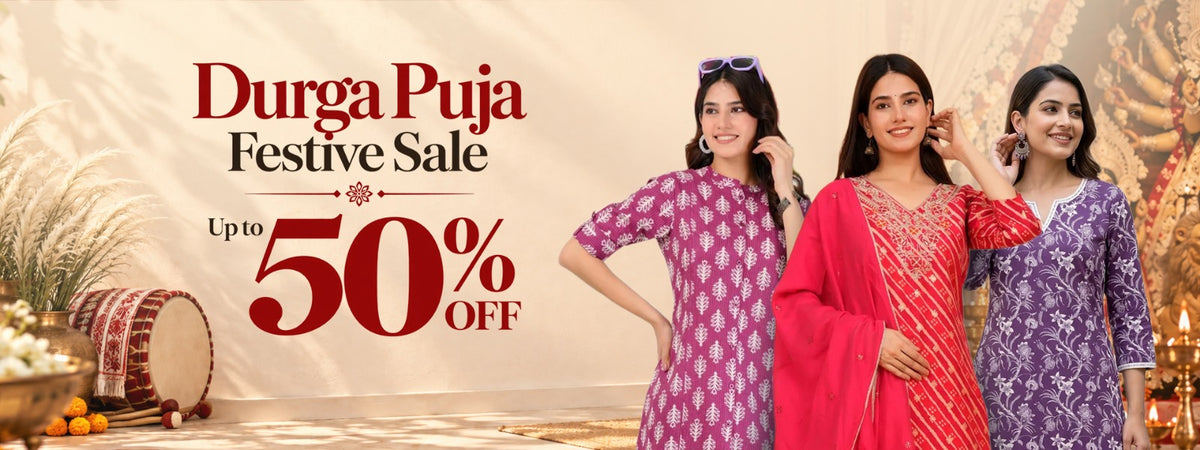 Durga Puja Sale Banner