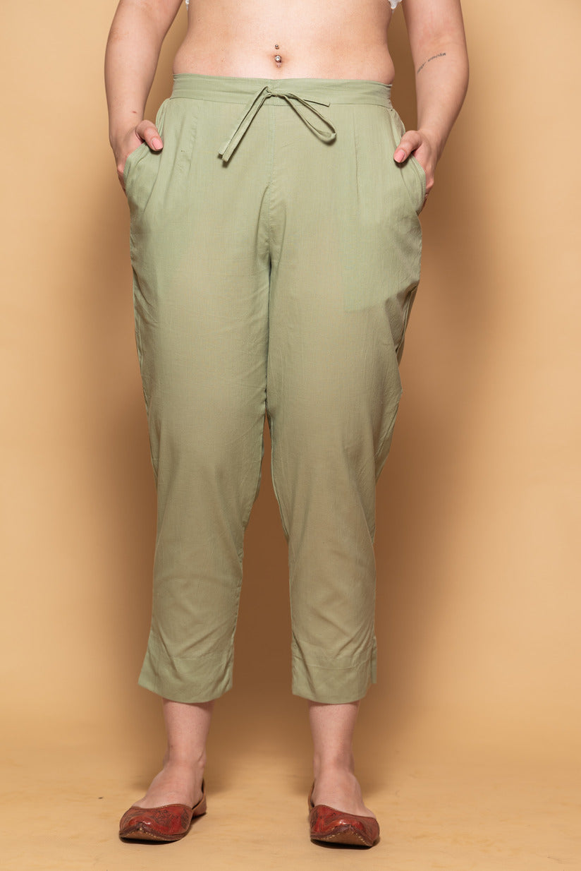 Pastel Green Simple Kurti Pant